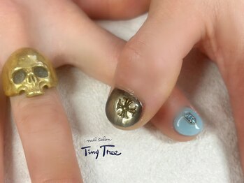 真鍮ゴールドネイル