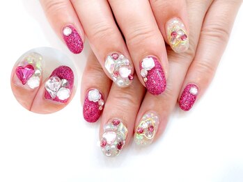 ネイルコレクション ピンク(Nail Collection Pink)/ジェル★ストーンパーツ放題