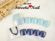 スウィーティーネイル あべのキューズタウン店(Sweetie Nail)/【フット】定額アートコース １