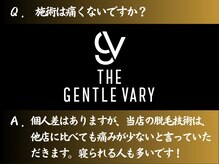 ザ ジェントルヴァリー 本町(THE GENTLE VARY)/痛みが不安な方へ