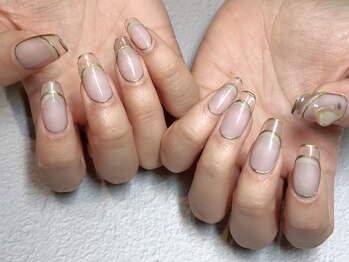 アイラッシュアンドネイル専門店 クラル(CURAR)/ジェルスカ10本+アート60