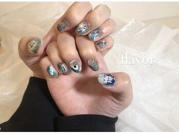 スラッシュフレーバー(/flavor)/キャラクターネイル♪