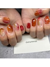 エモマ(emoma)/ぷっくり夏ブラウン☆デザイン