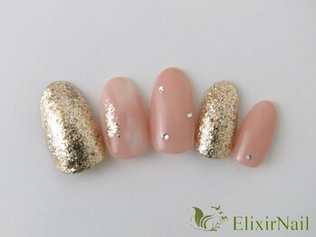エリクサーネイル 神田(Elixir Nail)/ハンドシンプル/クーポン使用
