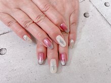 ネイル ビューティーマジック 葛西本店/マグネットフレンチネイル