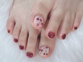 フット2本アートネイル