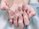 コロミネイル(colome nail)の写真/【自爪の形が気になる方もスカルプで理想の形を手に入れて…♪】すらっとした華やかな指先を演出します◎