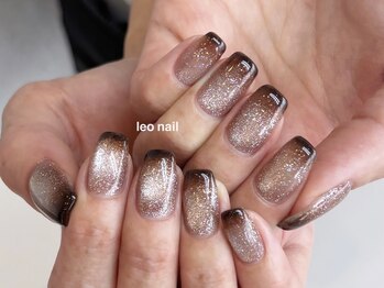 レオネイル 西阿知新田店(leo nail)の写真/【アートし放題90min★全員¥8800】丁寧なケアでとびきり美しい指先に!!パーツ&カラー300種類以上◎