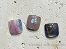 フットネイル親指アート9900円