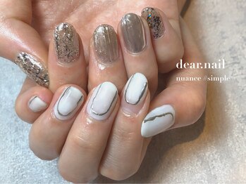 ディアネイル(dear.nail)/ニュアンス＃シンプル