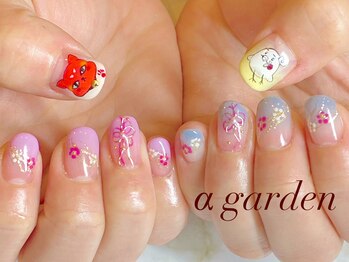 ネイルサロン アルファガーデン 町田本店(α garden)/付け放題・画像持ち込みOK