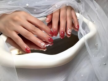 ウィルネイル 二子新地店(Wilu nail)/ぷっくりさくらんぼネイル