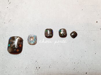 シュポルテ(chou porte)/冬空ネイル