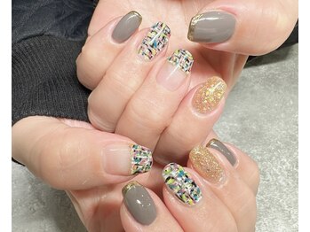 リンネ(Rinne)/◇ ツイードnail ◇