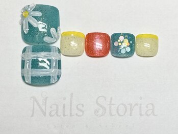 ネイルズ ストーリア(Nails Storia Salon&School)/定額フットアートセットE