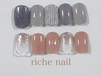 リッシュネイル 新百合ヶ丘店(riche nail)/シンプルアートコース