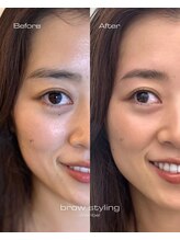 マリベル(MARIBEL)/自眉の毛並みを活かしてWAXのみ