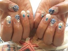 トータルサロン 白べぇーっ プラス/ペイズリーネイル！