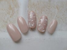 ネイルサロンアンドスクール アイビー(IVY)/シンプル×マーブル