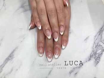 ネイルアトリエルカ(nail atelier LUCA)/W-339　大人上品フレンチネイル