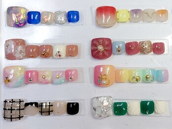 ネイル サロン ラグゼ(Nail Salon Luxe)/フット　アートフリー12000円