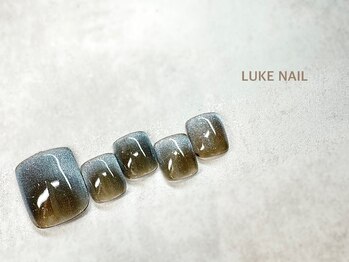 ルークネイル 恵比寿店(LUKE NAIL)/くすみマグネットグラデフレンチ