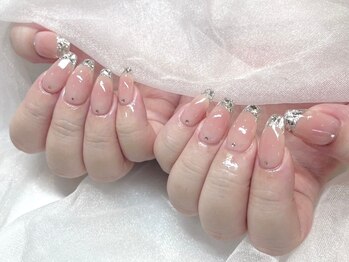 モカ 心斎橋(moca by Lee)/【Aina】チーク×ガラスフレンチ