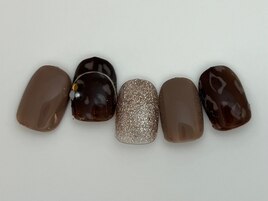 Bコース5200円ショートネイル