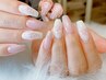 【HAND】持ち込みデザイン　指6本アート＋4本ワンカラー◎