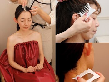 MBR 水戸けやき台店の写真/【癒し＆キレイの贅沢ケア♪】黄土漢方蒸し×筋膜リリースで頭皮をほぐしてスッキリ＆リフトアップ