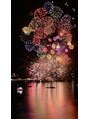 美容整体ウェリナ 中村本陣院 花火を観るのが大好きで、旅行先のお部屋から観るのが最高です！