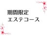 【期間限定】毛穴つるん♪夏美肌エステ　60分￥11,770→8,200