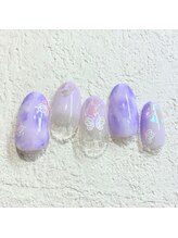 ケージュール(Kjour)/パープルタイダイ　ラベンダー