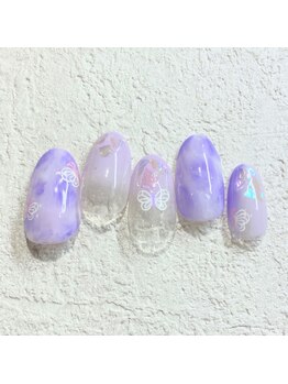 ケージュール(Kjour)/パープルタイダイ　ラベンダー