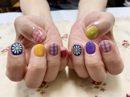 刺繍風フラワー