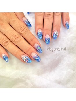 エレガンス・ネイル 豊田店/ラメグラデーション