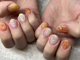 うるうる奥行きネイル
