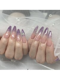 ロングラメグラデーション