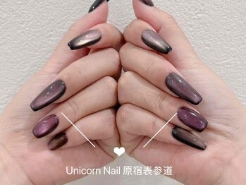 ユニコーンネイル 原宿表参道(unicorn nail)の写真/【マグネットネイル】あなたに一番似合うデザインをご提案します◎(2色まで)¥5,500♪