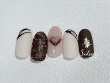 ソラリス(Solaris)の雰囲気（大人可愛い/綺麗め/バレンタイン/ハートネイル/チョコネイル）