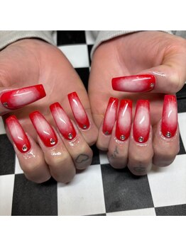 モレリア 心斎橋店(morelia)の写真/【スカルプ10本長さだし&スタンダードデザイン/ソフトジェルオフ込¥18980】SNS映え個性派/海外デザインに♪