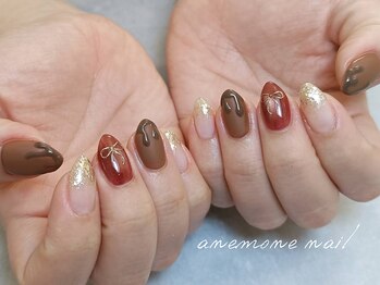 アネモネネイル(anemone nail)/お持ち込みデザイン