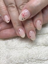 ネイルズ イルク(Nails Irk)/リボンとミニハート