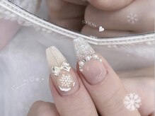 nail salon mimi【4月上旬 NEW OPEN（予定）】/水色ツイード