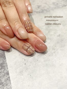 プライベート ネイルサロン マーマ(murmur)/ぷっくりチェック