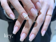 キー(key.)/ラメがけ×リボン