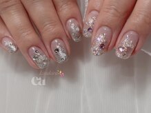 エア(ea)/ハート散りばめラメグラ