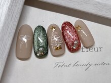トータル ビューティ サロン フルール(Total Beauty Salon FLEUR)の雰囲気（キャンペーンネイル 300カラーストーンは豊富に揃えております♪）