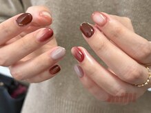 ミリネイルズ(milli nails)/ボルドーニュアンス