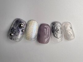 もやもや×うねうねネイル